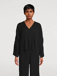 Devone Plissé Blouse