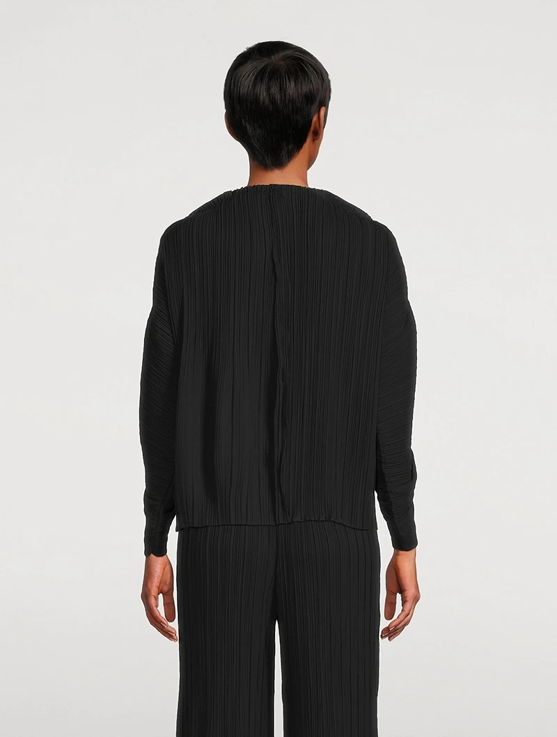 Devone Plissé Blouse