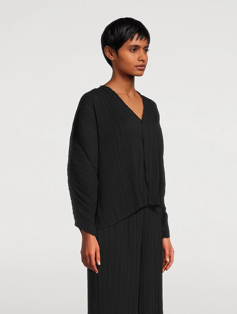 Devone Plissé Blouse
