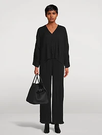Devone Plissé Blouse