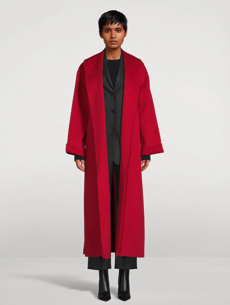 Trullem Belted Wool Coat