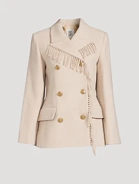 Iggy Fringe-Trimmed Blazer