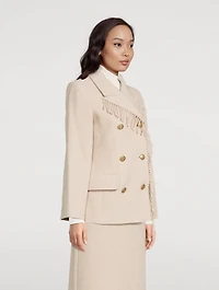 Iggy Fringe-Trimmed Blazer