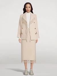 Iggy Fringe-Trimmed Blazer