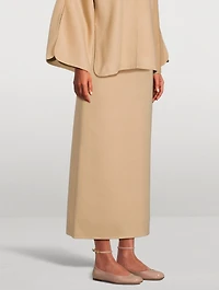 Palomie Wool Midi Skirt