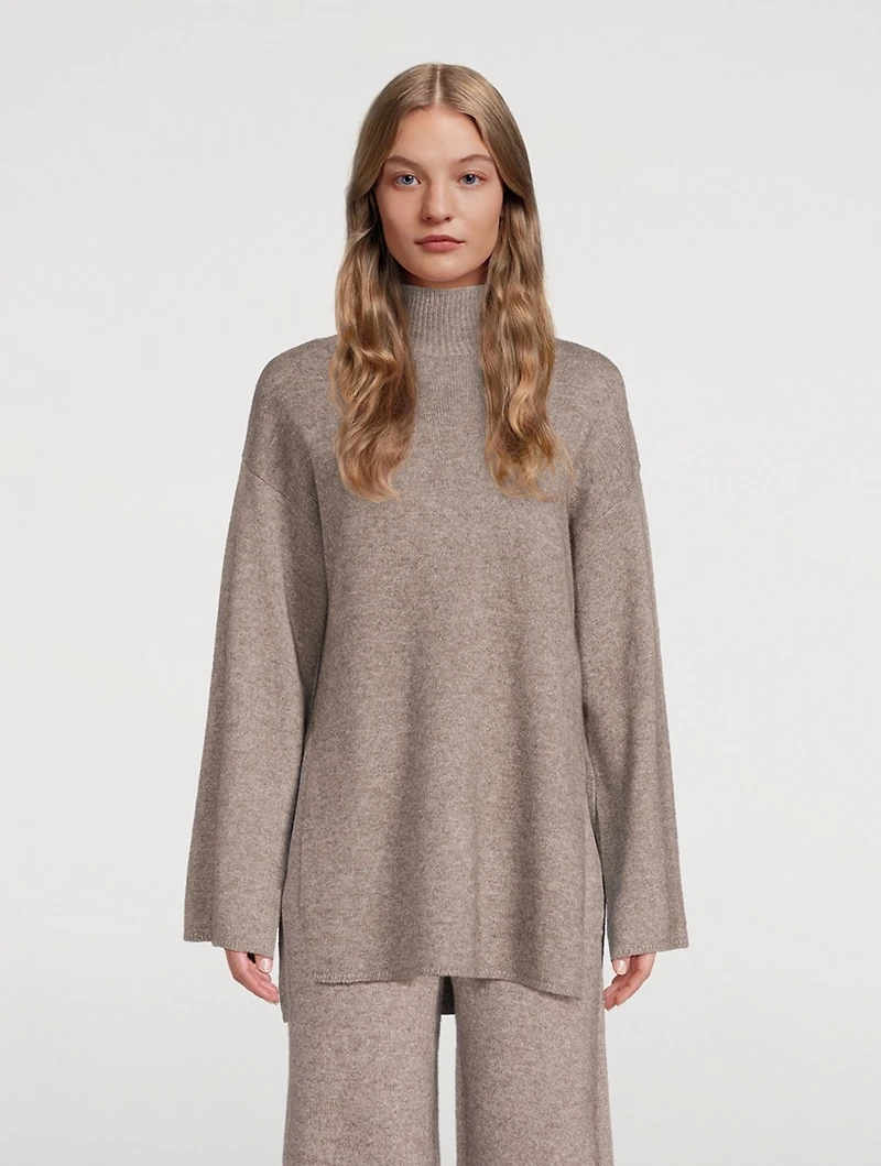 Camira Wool And Yak Turtleneck Sweater