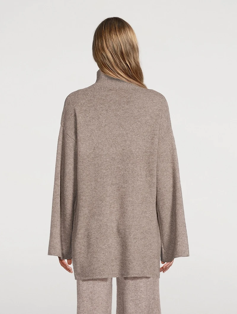 Camira Wool And Yak Turtleneck Sweater