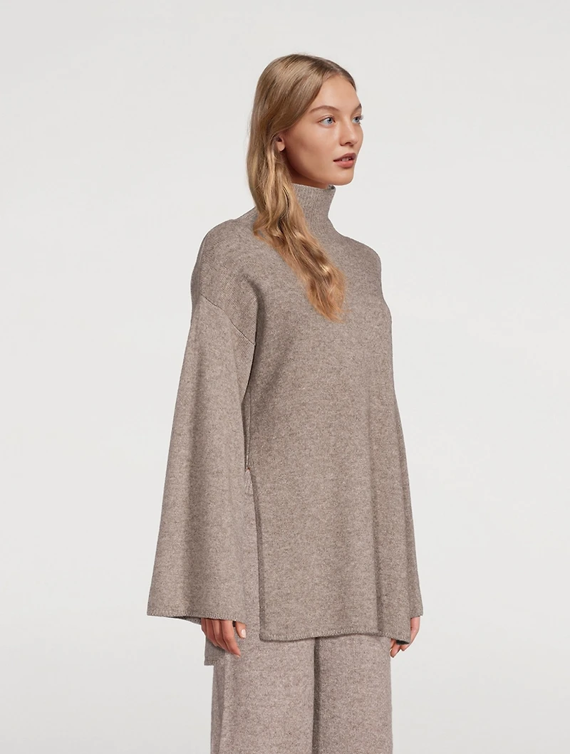 Camira Wool And Yak Turtleneck Sweater