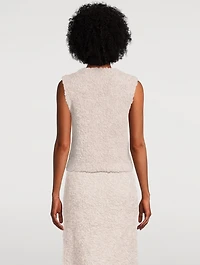 Kelsey Bouclé Sweater Vest