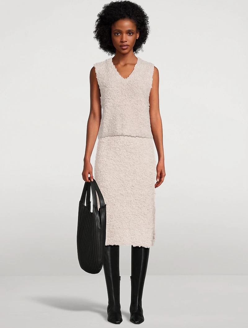 Kelsey Bouclé Sweater Vest