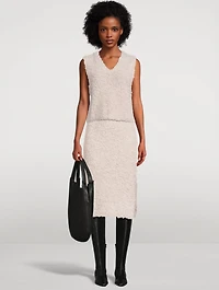 Kelsey Bouclé Sweater Vest