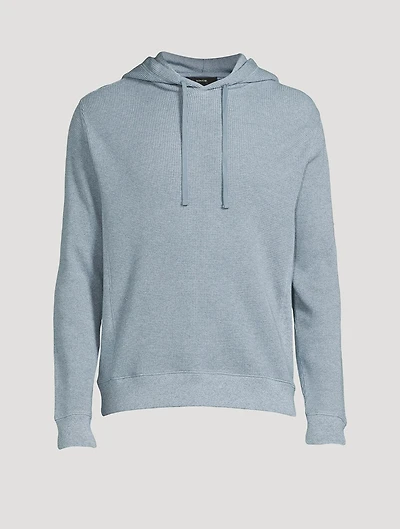 Mouliné Pima Cotton Thermal Hoodie