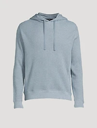 Mouliné Pima Cotton Thermal Hoodie