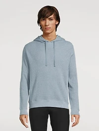Mouliné Pima Cotton Thermal Hoodie