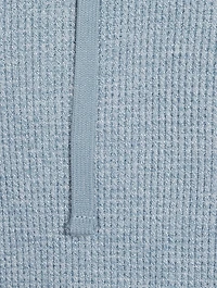 Mouliné Pima Cotton Thermal Hoodie