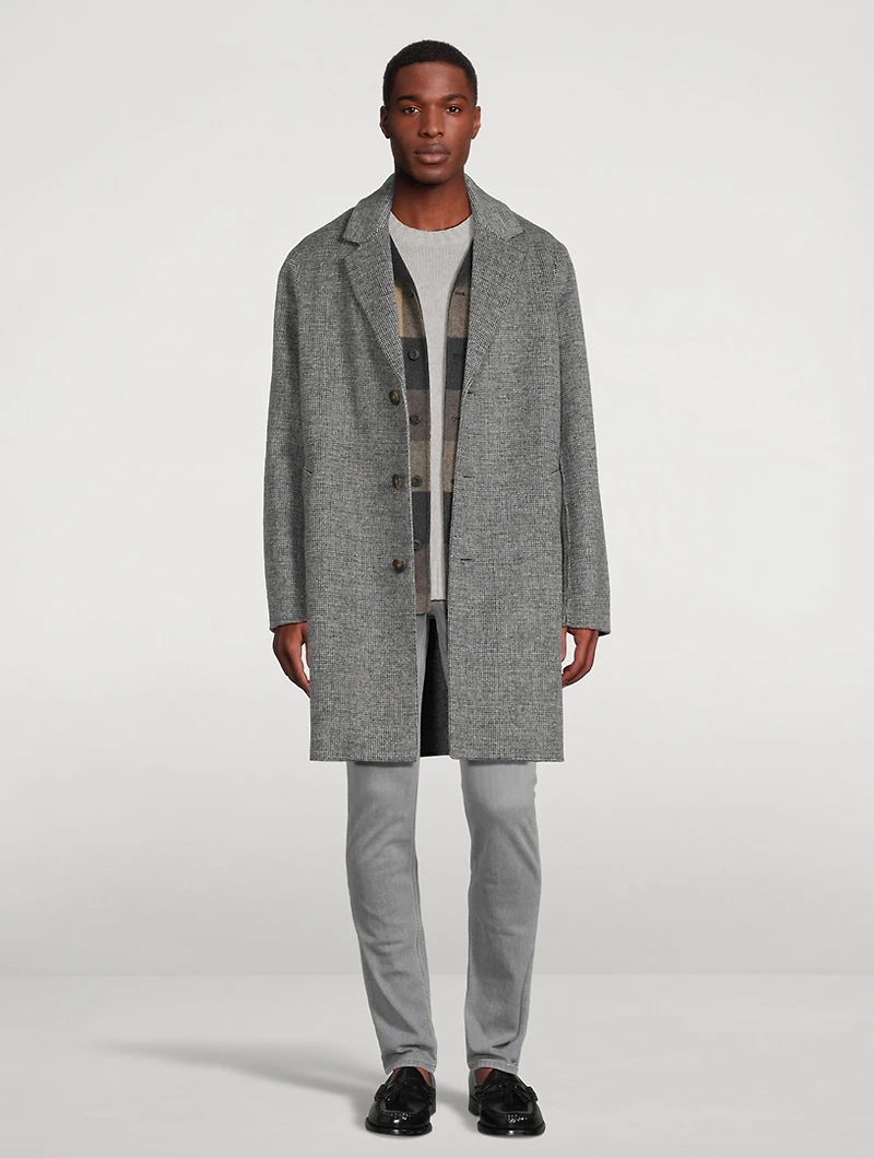 Splittable Wool-Blend Coat