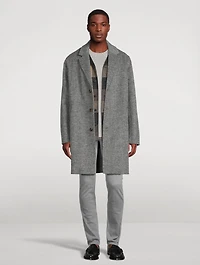 Splittable Wool-Blend Coat
