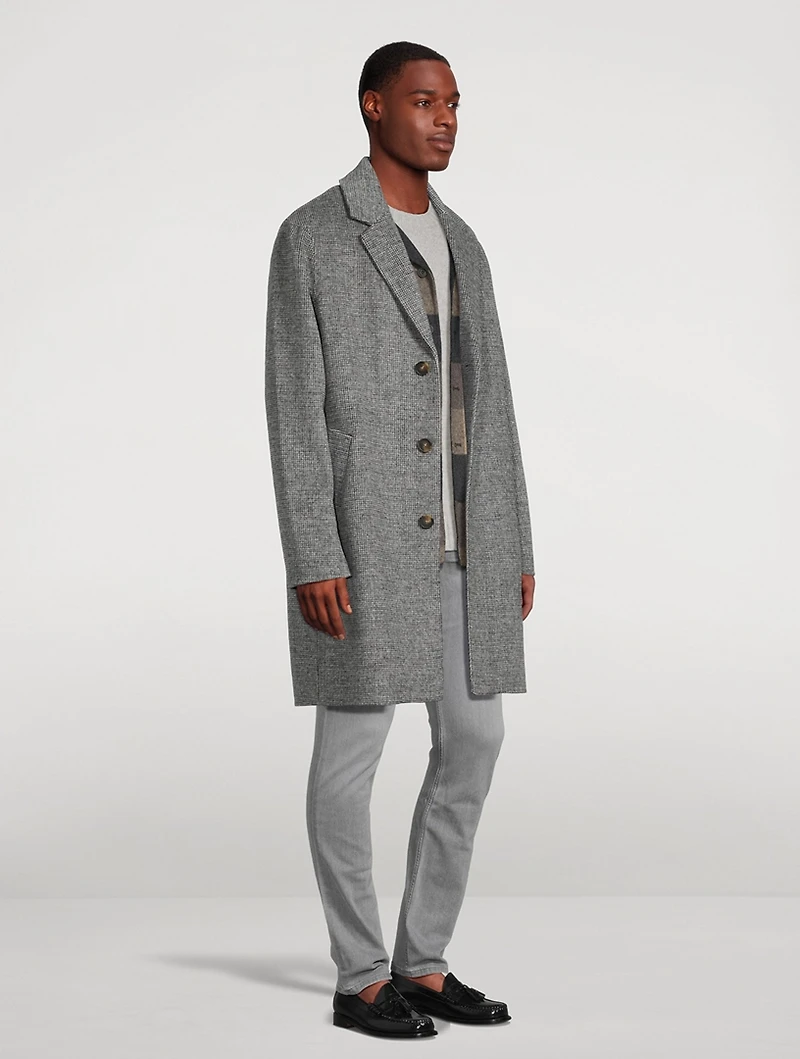 Splittable Wool-Blend Coat