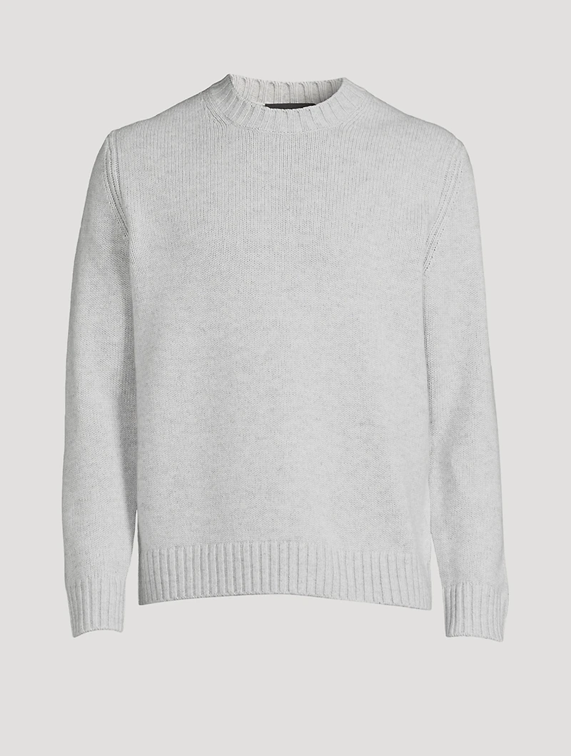 Wool And Cashmere Crewneck Sweater