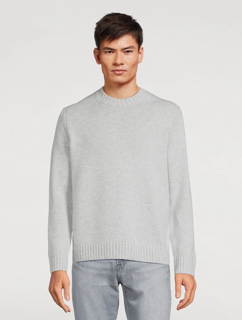 Wool And Cashmere Crewneck Sweater