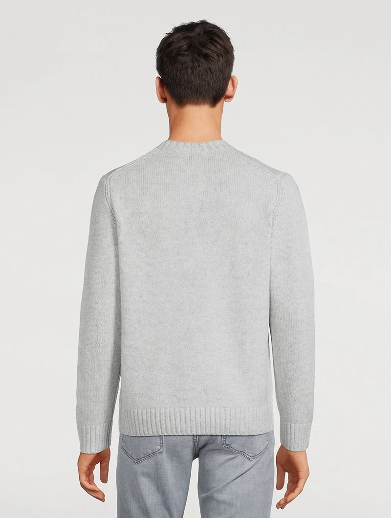 Wool And Cashmere Crewneck Sweater