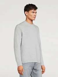 Wool And Cashmere Crewneck Sweater