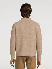 Cashmere Donegal Polo Sweater