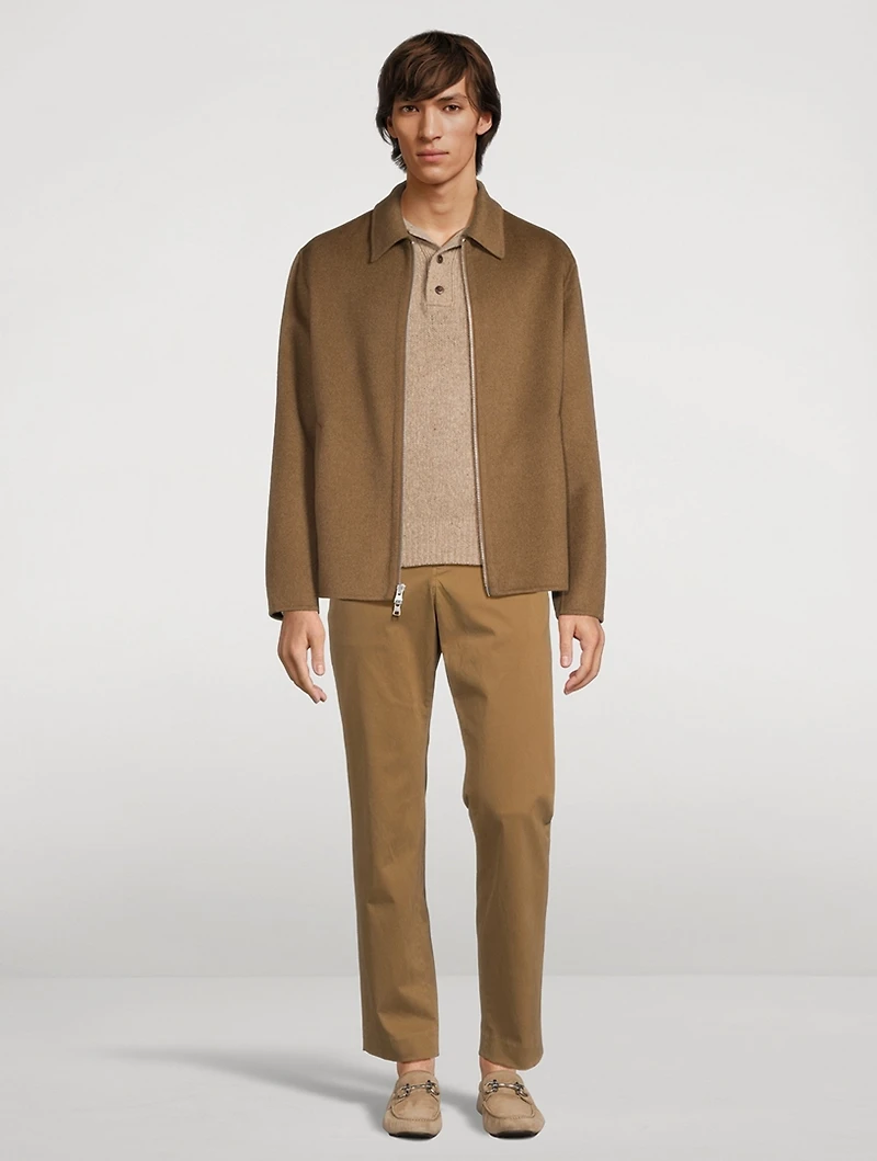 Cashmere Donegal Polo Sweater