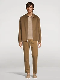 Cashmere Donegal Polo Sweater