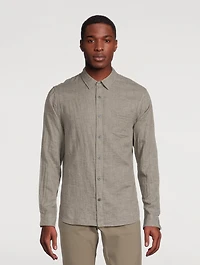 Double-Face Cotton Long-Sleeve Shirt