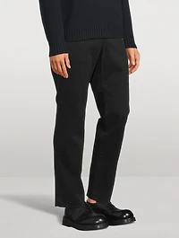 Sueded Twill Garment Dye Pants