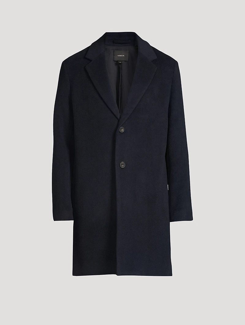 Classic Wool-Blend Coat