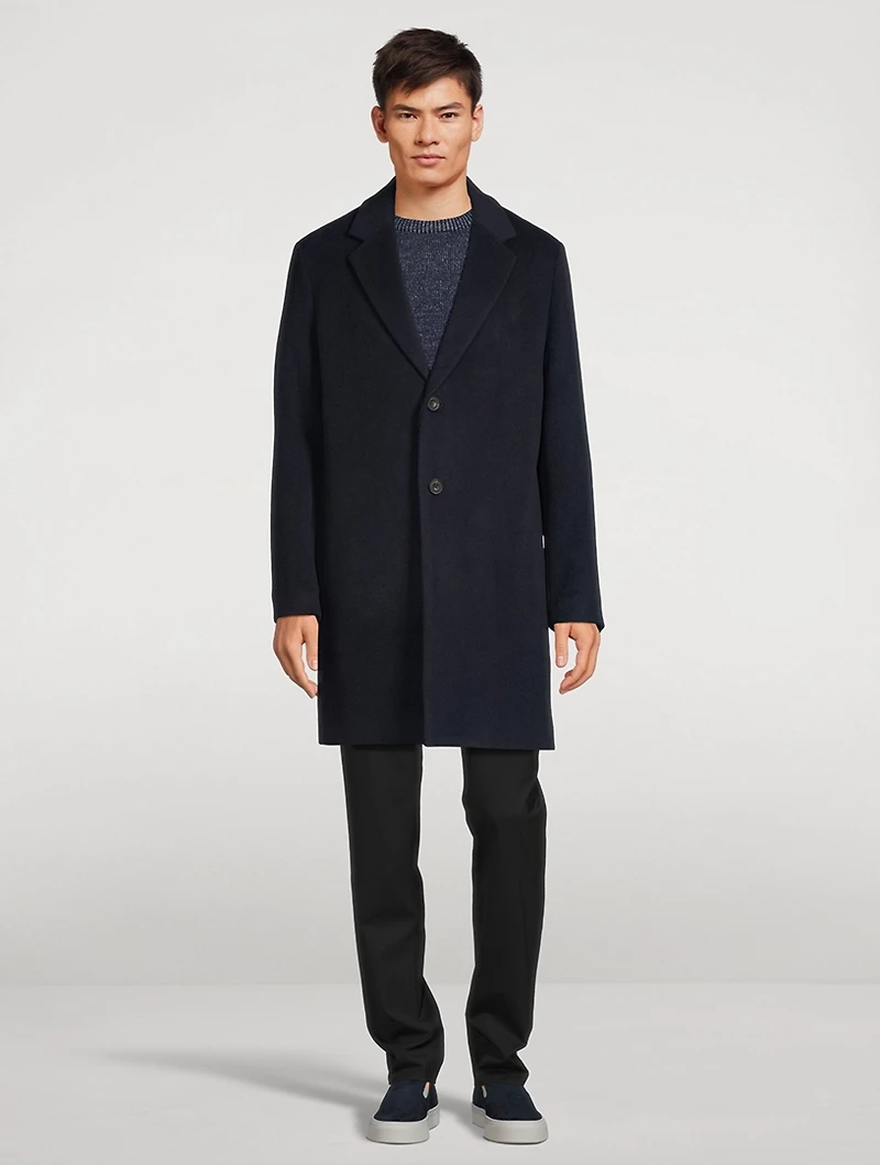 Classic Wool-Blend Coat