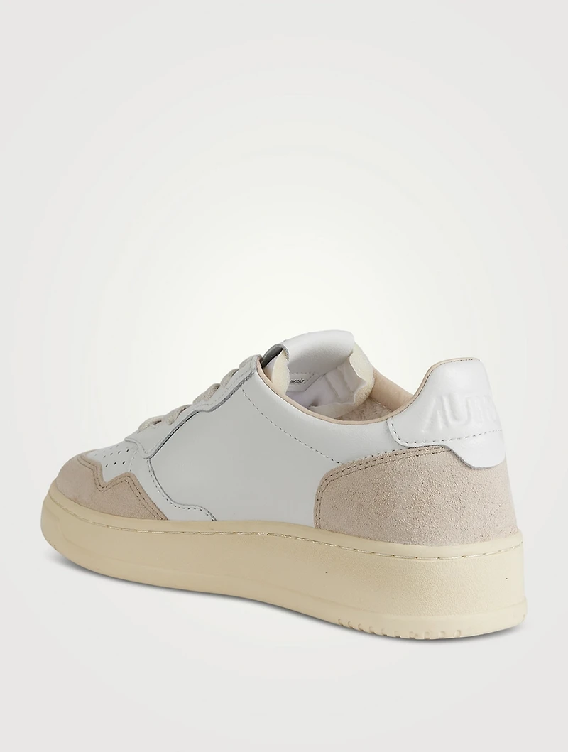 Medalist Suede And Leather Sneakers