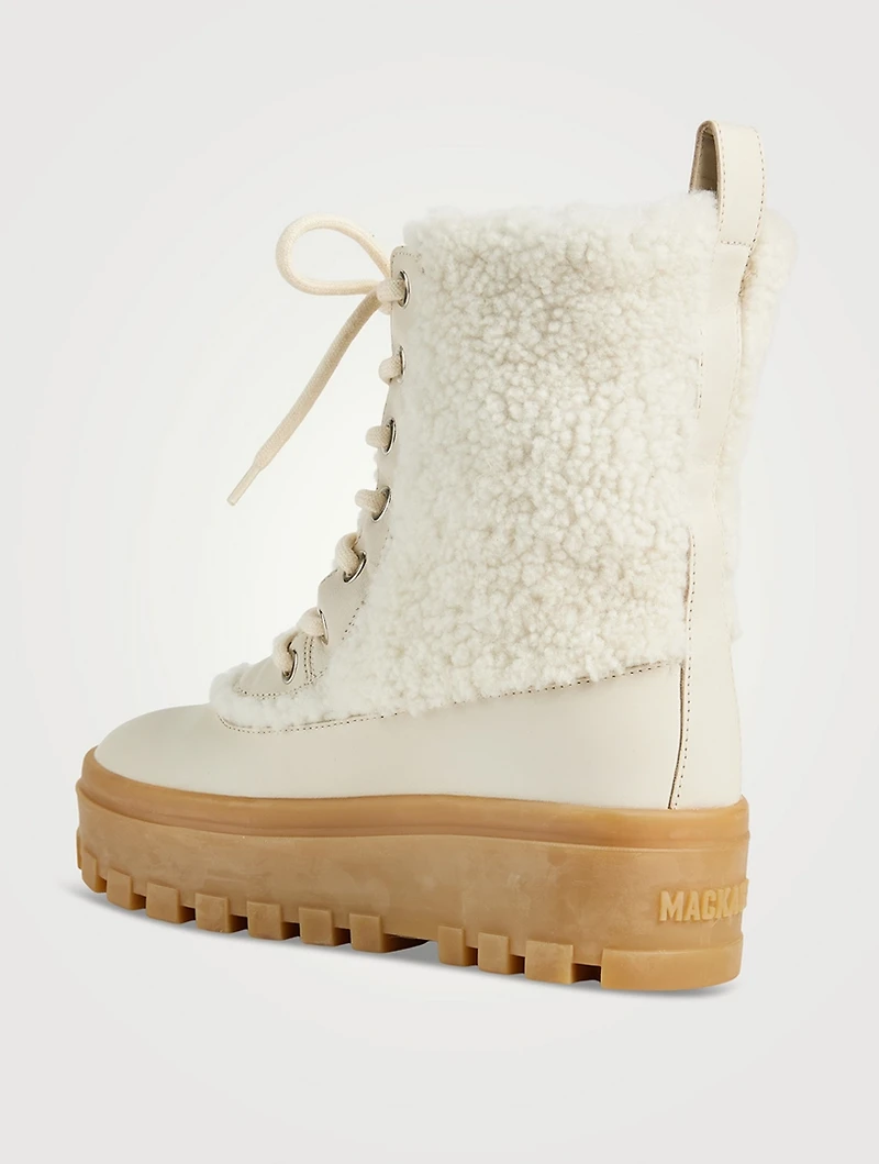 Hero Shearling-Lined Combat Boots
