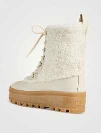 Hero Shearling-Lined Combat Boots