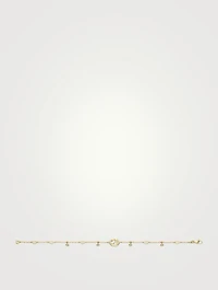 Interlocking G 18K Gold Diamond Bracelet
