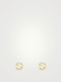 Interlocking G 18K Gold Stud Earrings