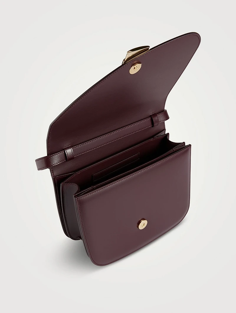 Medium Fiamma Leather Crossbody Bag