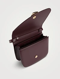 Medium Fiamma Leather Crossbody Bag