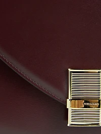 Medium Fiamma Leather Crossbody Bag