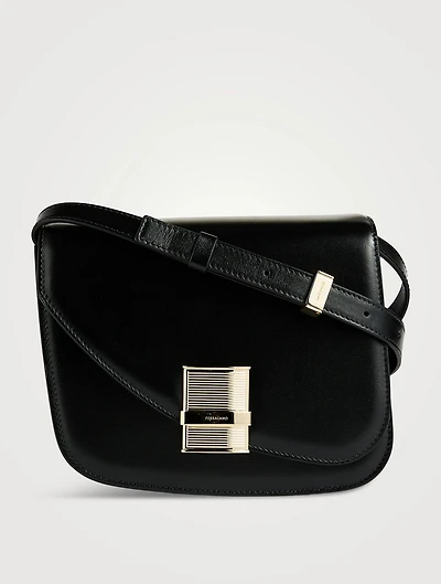 Small Fiamma Leather Crossbody Bag