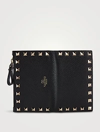 Rockstud Leather Bifold Wallet