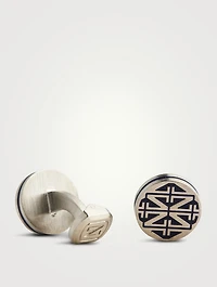 Oval Enamel Cufflinks
