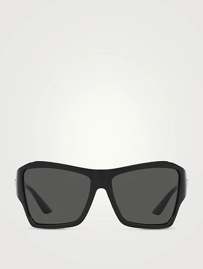 Medusa Squared Shield Sunglasses