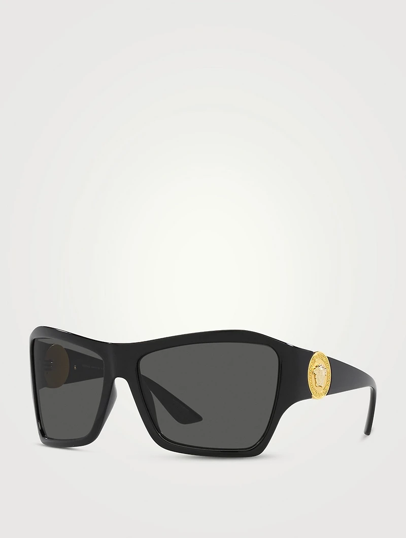 Medusa Squared Shield Sunglasses