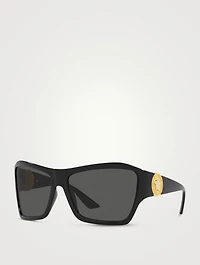 Medusa Squared Shield Sunglasses