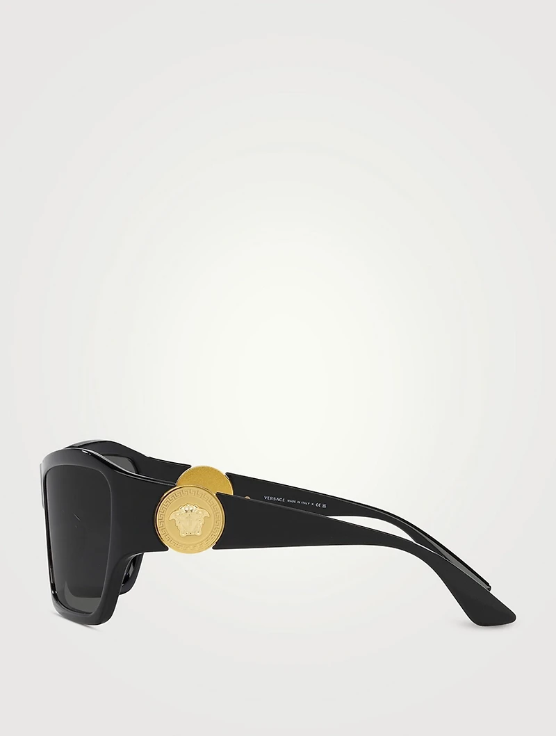 Medusa Squared Shield Sunglasses