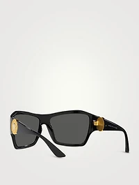 Medusa Squared Shield Sunglasses