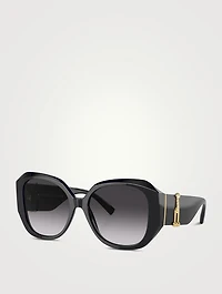 HardWear Geometric Sunglasses With Crystals